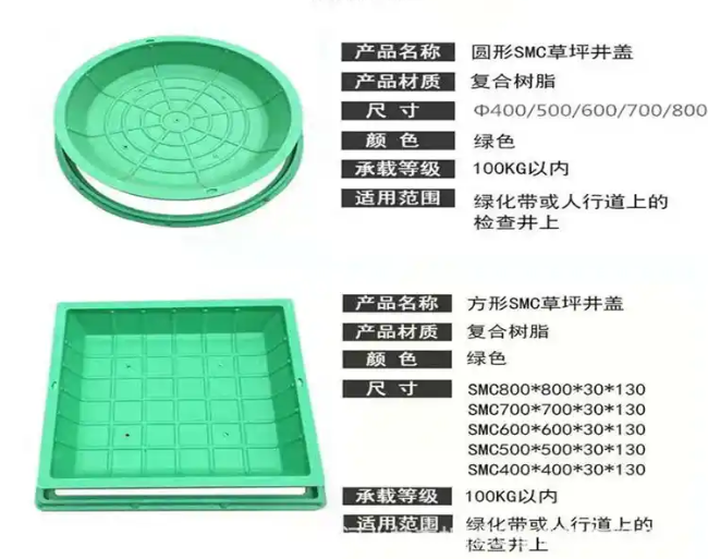 大峪镇树脂复合种植井盖展示